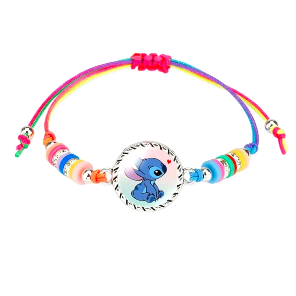 DISNEY Lilo & Stitch🌺 | Stitch Friendship Charm Bracelet ~ Hawaii 🌺, Rainbow